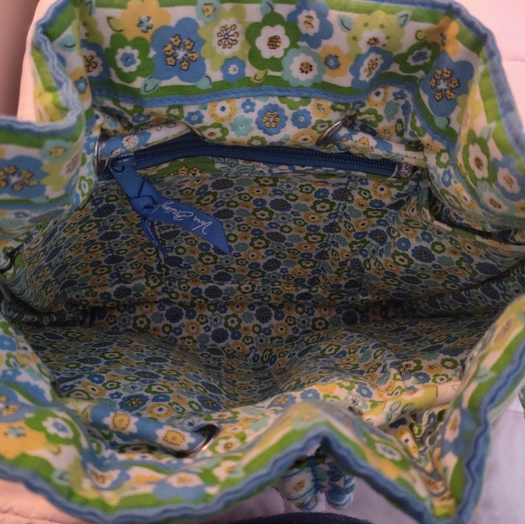 Vera Bradley Floral Drawstring Purse - Picture 6 of 6